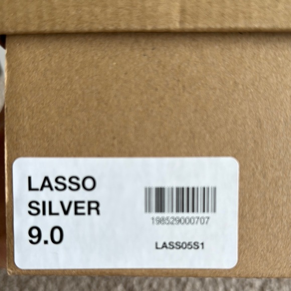 Steve Madden Silver Heeled Boots - Picture 5 of 5